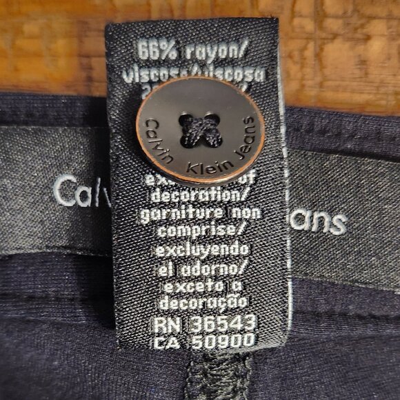 Calvin Klein Size 12 Black slim leg pant - Picture 10 of 14
